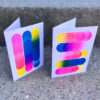 Studio#@& Anne Treichel Riso-Karte Gradient Blue