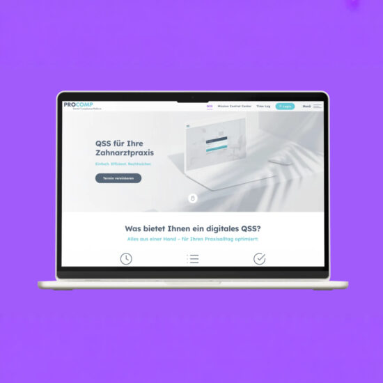 website landingpage procomp