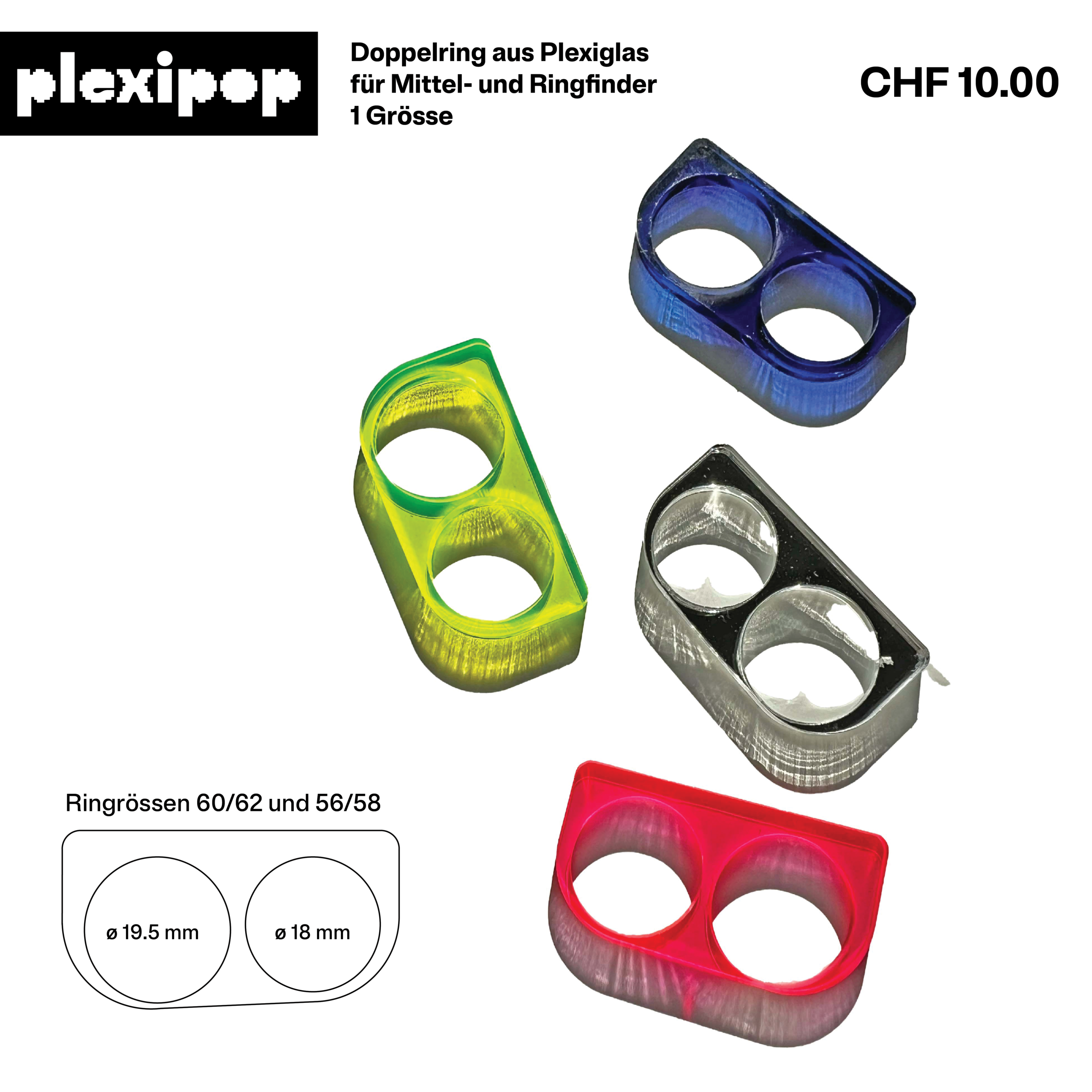 Plexipop Double Ring – Bild 2
